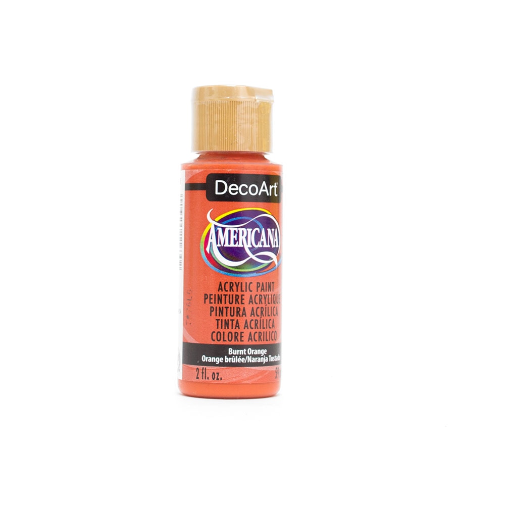 DecoArt, Americana, Acrylic, Paint, 2oz, Burnt Orange